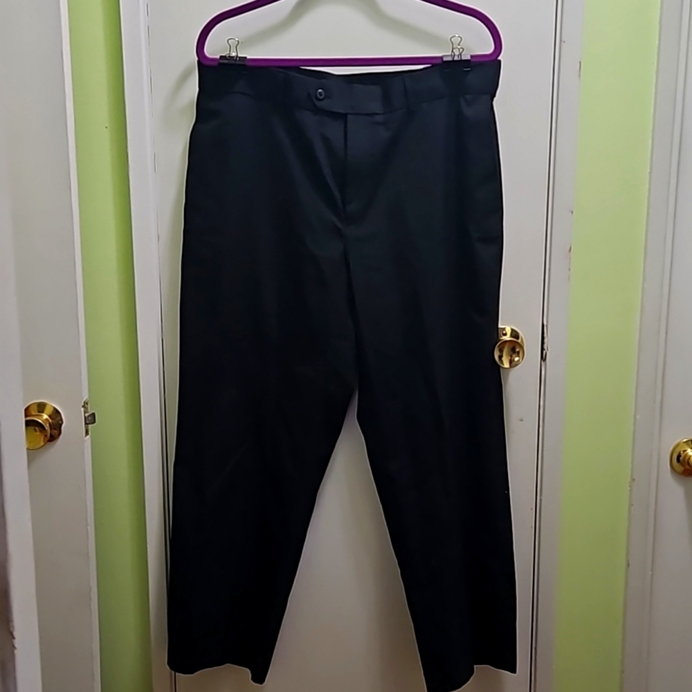 Stafford men's black slacks